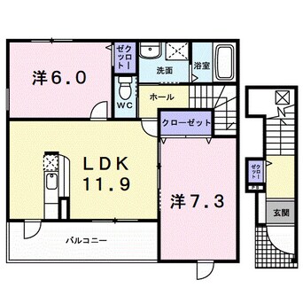 間取図 トレスタージュ　Ｂ