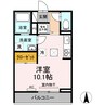 セジュールＭＣ 1Rの間取り