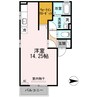 アクエリアス清水町 1Rの間取り