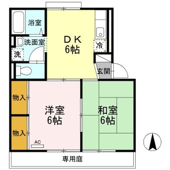 間取図 プレジール安田