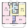 サウスヴィレッジ関谷 3DKの間取り