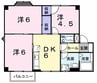 シャルマンハイムⅠ 3DKの間取り