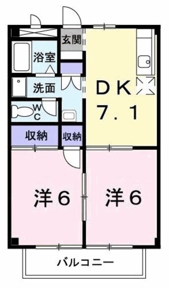 間取図 メゾンⅠ