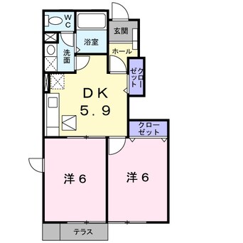 間取図 ビルゴ・レオーネＢ