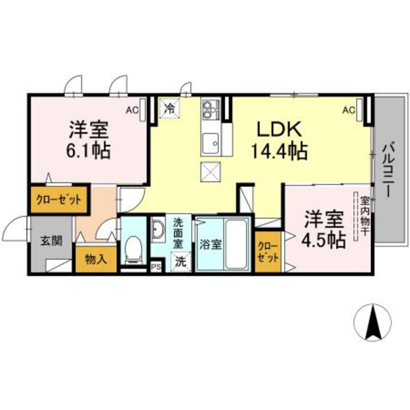 間取図 マノワール南町