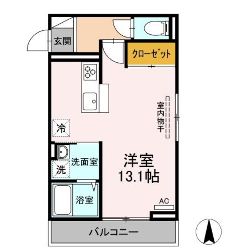 間取図 ラ・ルーチェ