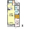 レーヴ・リボンＹＫ 1LDKの間取り