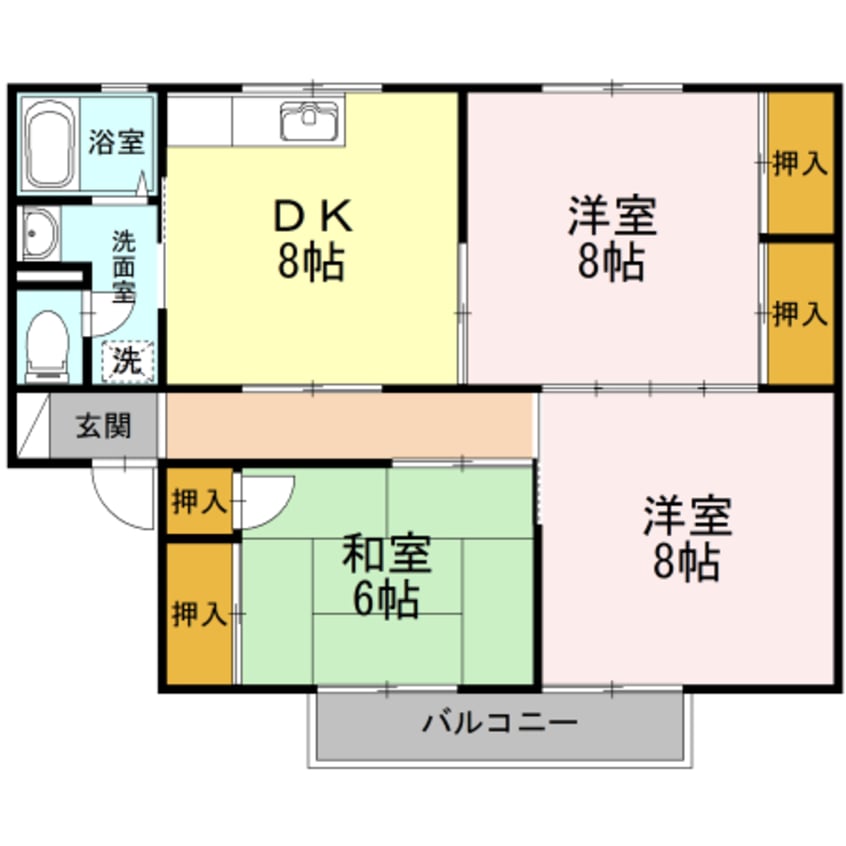 間取図 セジュールＭＧ　Ⅰ