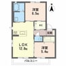 ＥＳ－Ｓｏｐｈｉａ T棟 2LDKの間取り
