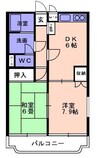 イデアルＫ 2DKの間取り