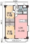 ユーミー久万ノ台・ 2LDKの間取り