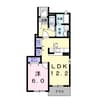 アグライア　Ⅲ 1LDKの間取り