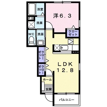 間取図 アルフィーノはるＤ