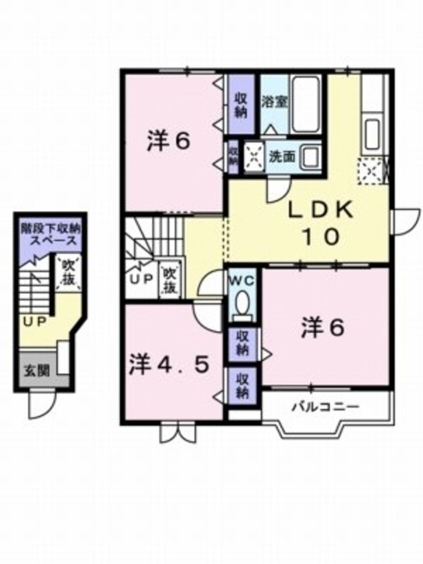 間取図 ドルチェ・マンダリーノ　Ａ