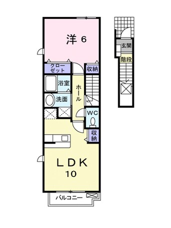 間取図 プリマヴェーラＳＴ　Ａ