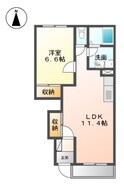 クレシア南黒田の間取図