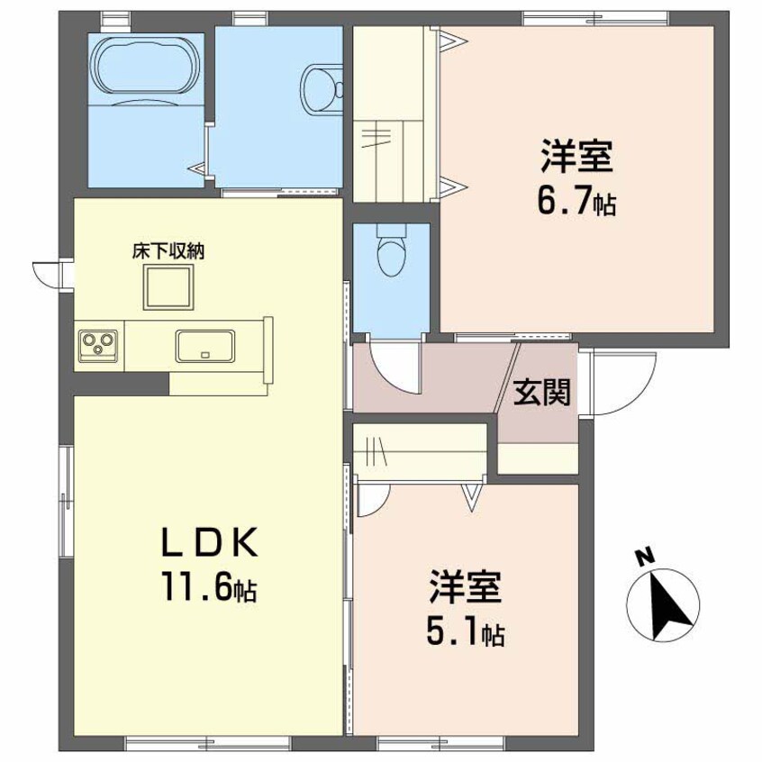 間取図 メゾン・フィオレンテ