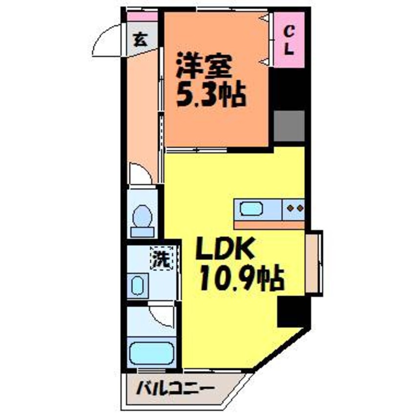 間取図 アスティオン本町