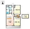 パストラルＫ 2LDKの間取り