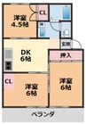 ガーデンハイツ 3DKの間取り