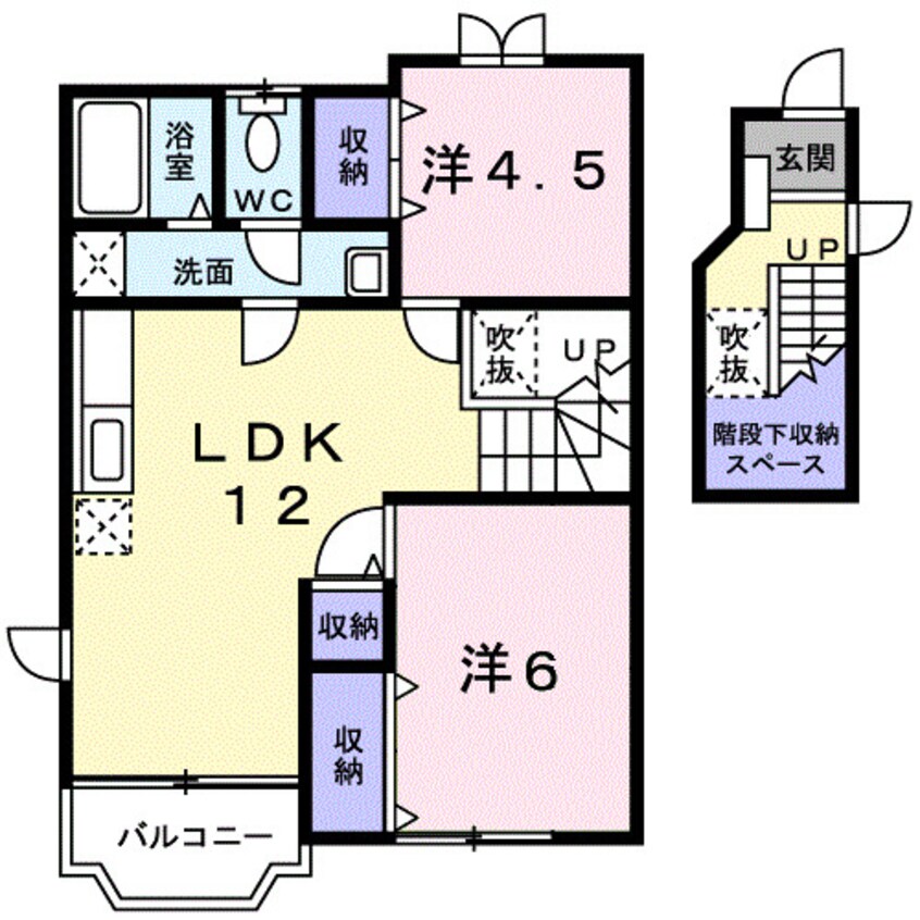 間取図 ボー・セゾン　Ｂ