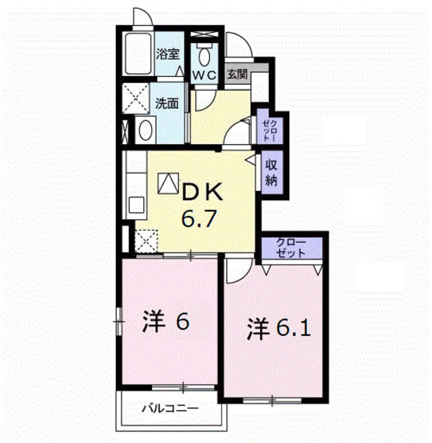 間取図 アルク　トルースＡ