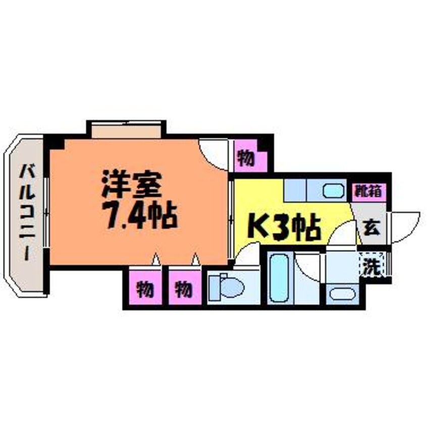 間取図 カーサSATSUKI