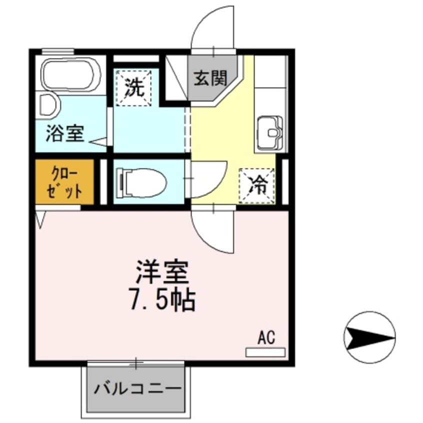 間取図 セジュールＹＣ