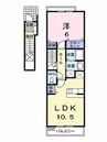レーベン・バオム　Ｃ 1LDKの間取り