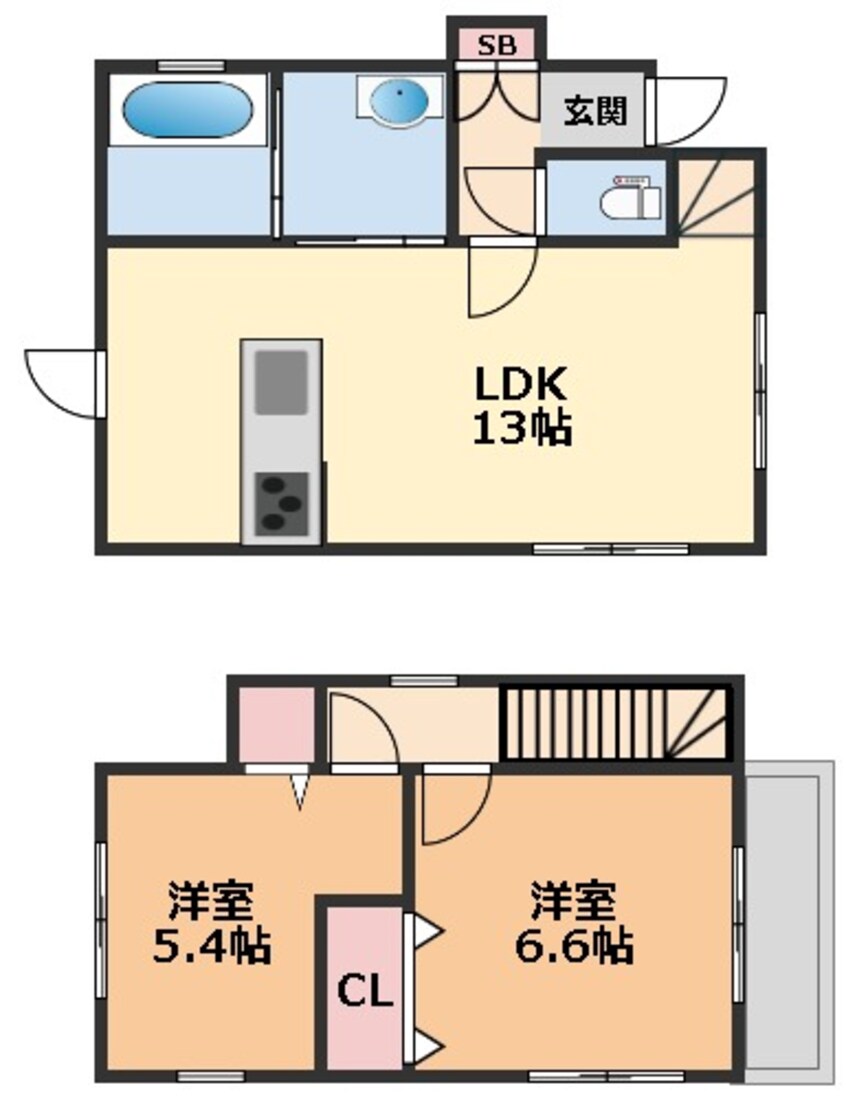 間取図 西石井一戸建