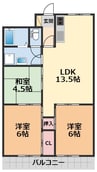 カーサグラン余戸 3LDKの間取り