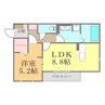 リヤンみゆき 1LDKの間取り