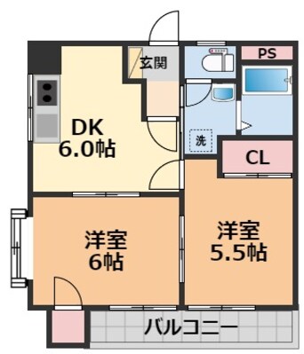 間取図 サングレース久万ノ台