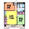 フェリオ市駅西Ⅱ　 2LDKの間取り