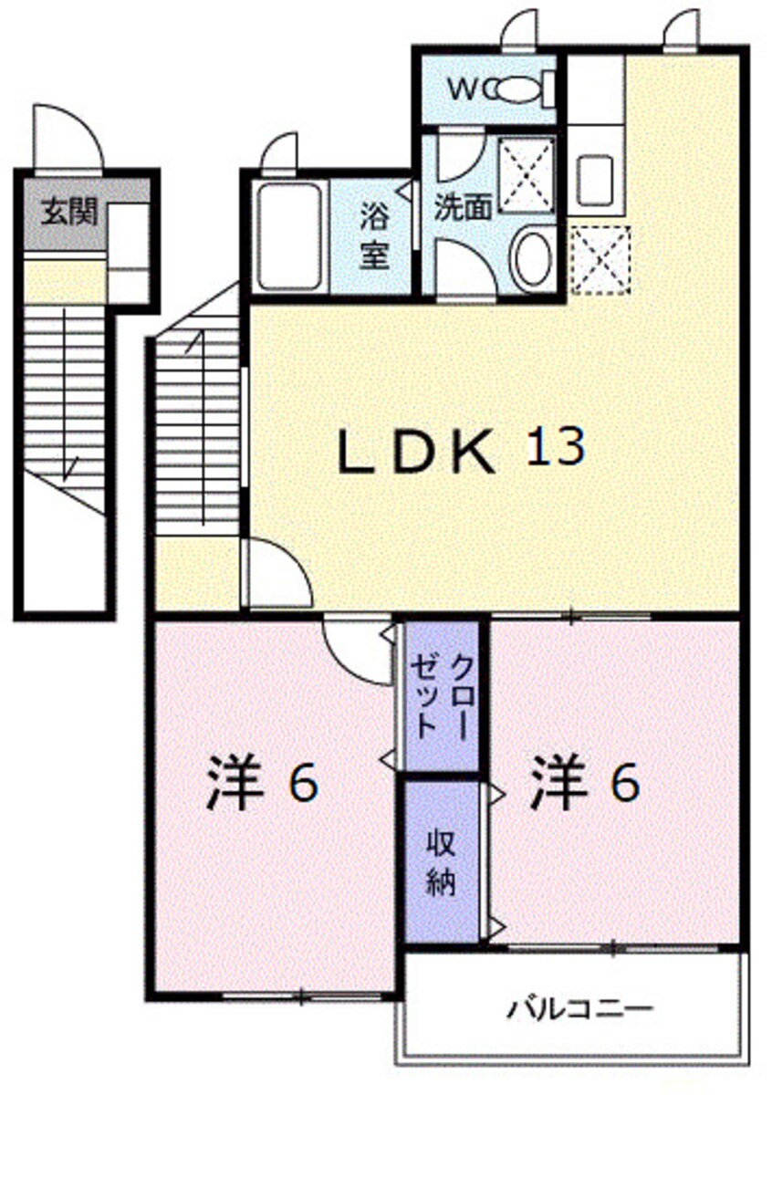 間取図 エスポワール