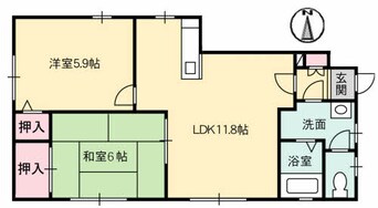 間取図 グランコート久万ノ台