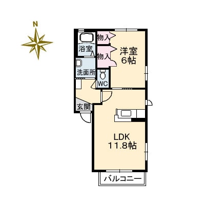 間取り図 コーポフレンズ