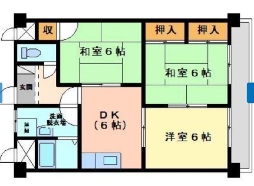 間取図 パルフェ保免・