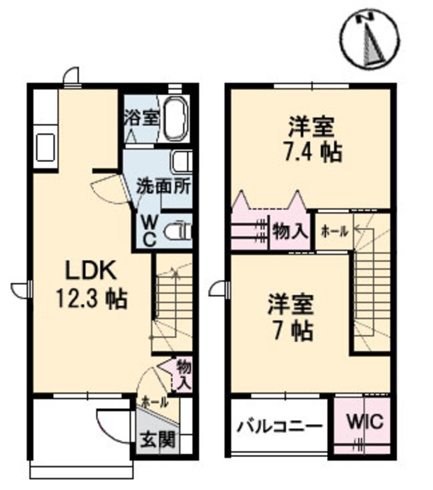 間取図 シャーメゾン和気