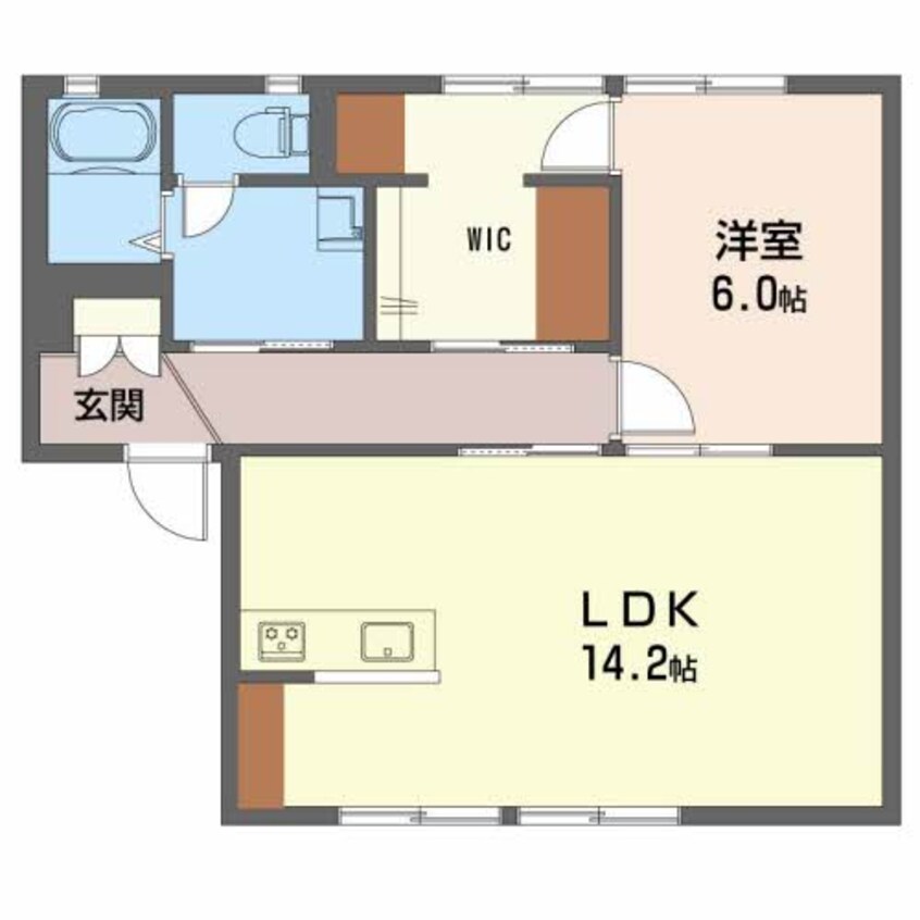 間取図 ディアスさや