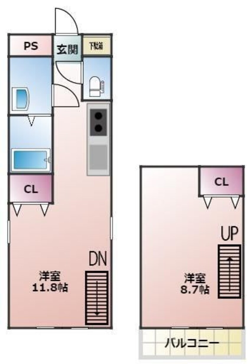 間取図 アスプラス山越