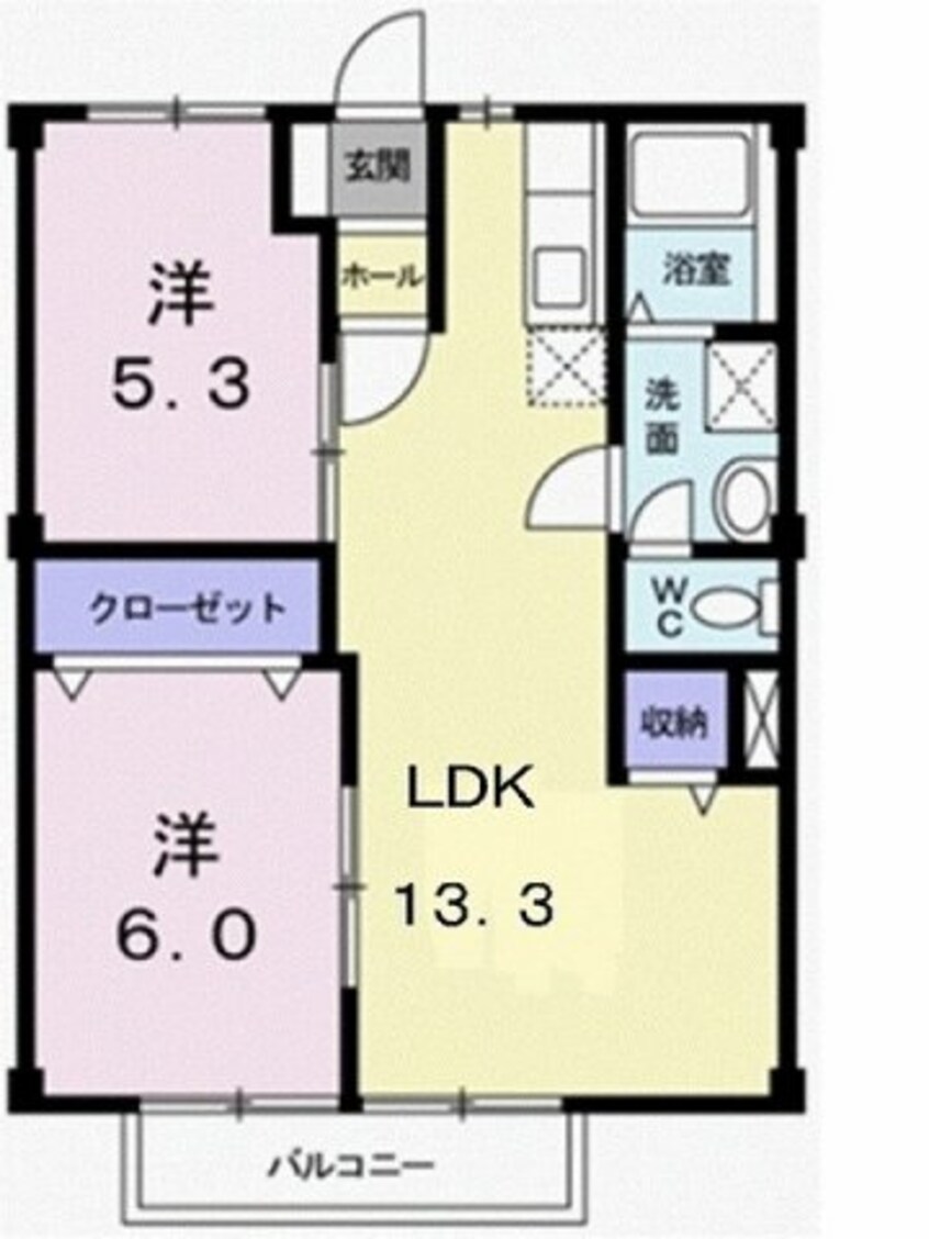 間取図 ドミール・マイン