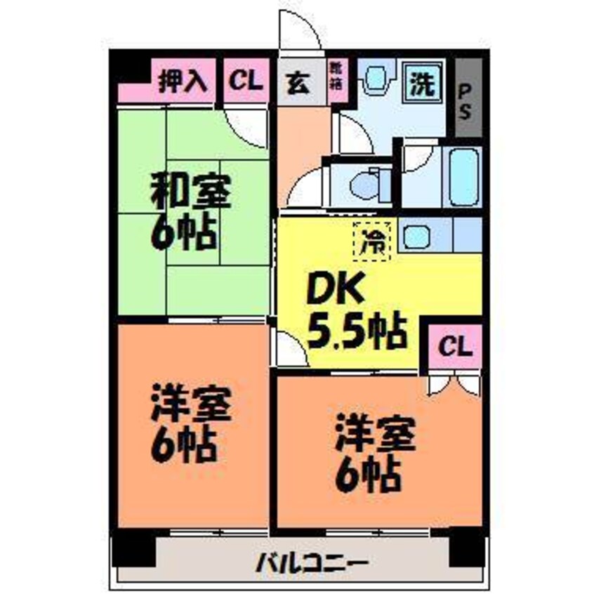 間取図 フロントフィールド