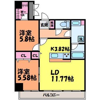 間取図 グランディアレジデンス千舟