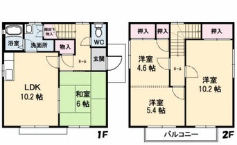 間取図 中野住宅