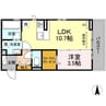 フェリエ6　 1LDKの間取り