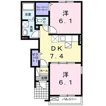 間取図 エルヴェ・クレール