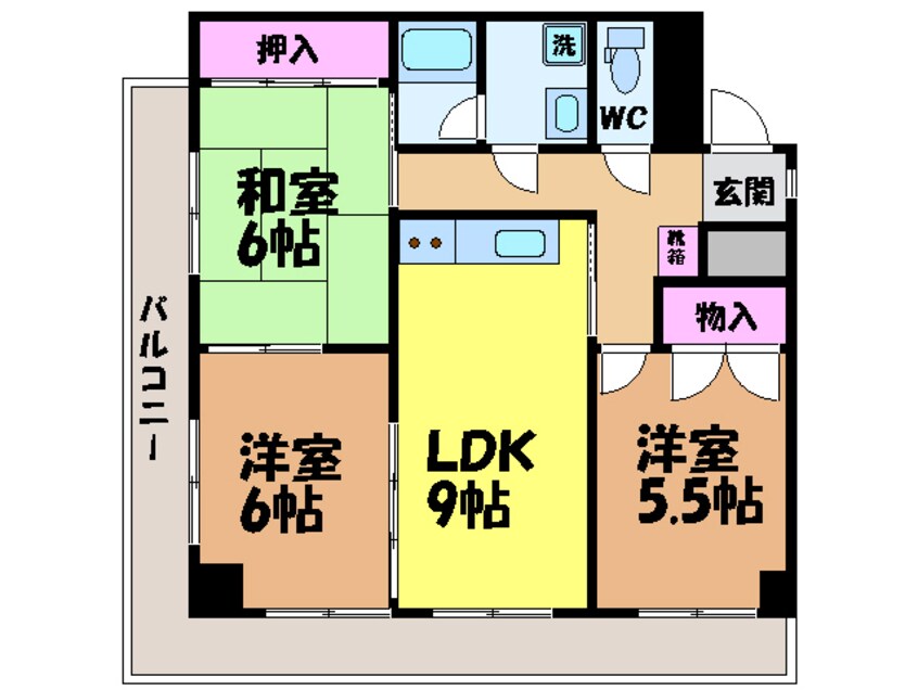 間取図 ランドマーク一番町