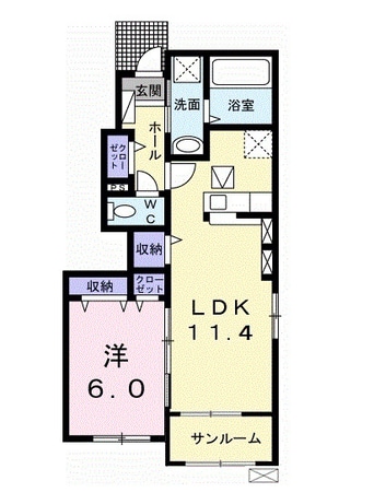 間取図 さくら　Ⅰ