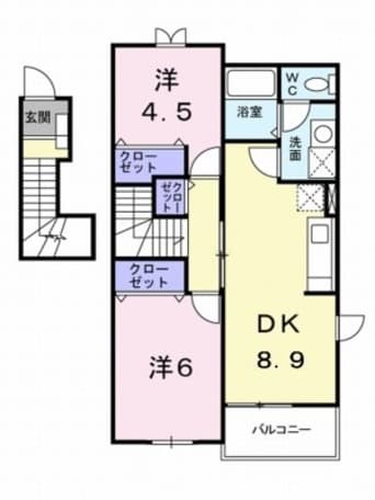 間取図 ビルゴ・レオーネＡ
